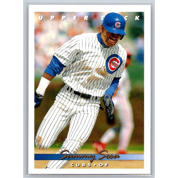 1993 Upper Deck Sammy Sosa #127 Chicago Cubs Baseball Card