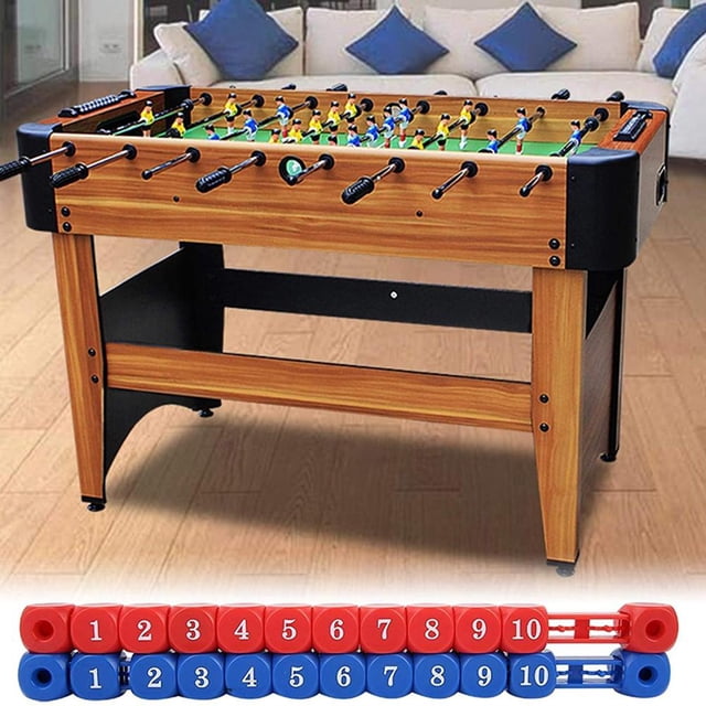 2 unidades de contadores de puntuación de futbolín para mesas de futbolín estándar, marcador de puntuación para reemplazo de mesa de juego de tejo de hockey de aire