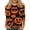 A008-Orange, variant on Halloween Tshirts Women Plus Size 3/4 Sleeve Halloween Shirts Ghost Pumpkin Print Fall Holiday Halloween Tops