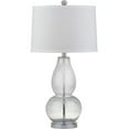thumbnail image 2 of SAFAVIEH Mercurio 28.5 in. H Double Gourd Glass Table Lamp, Clear Cracked, Set of 2, 2 of 5
