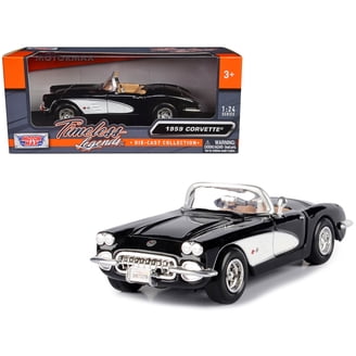 Modellino Auto 1:18 Autoworld – Chevrolet Corvette Cabrio 1962 – Marrone Metallizzato