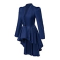 thumbnail image 6 of HXWCHs Women's Gothic Tailcoat Jacket Elegant Long Sleeve Attire XS BU1, 6 of 7