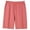 Pink, variant on WRKEKC Shorts for Teen Girls, Girls Summer Shorts, Children's Solid Color Cotton Loose Elastic Waist Pocket Pants