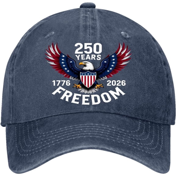 America Birthday Hat 1776 2026 250 Years Anniversary Hats for Mens Classic