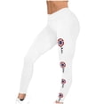 thumbnail image 5 of Nrmvnmi Patriotic High Waist Leggings for Women Fourth of July American Flag Patterned Compression Tights Women USA Flag Mothers Day Gifts For Her, 5 of 5