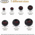 thumbnail image 4 of 170 Pieces Rubber Plugs, Rubber Grommet Assortment, Rubber Grommets Hole For Cable And Connector Auto Machine Pump Cable Grommet - 18 Sizes (ruigou)-y, 4 of 5