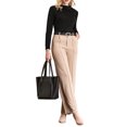 thumbnail image 2 of INSPIRE CHIC Women's Long Sleeve Blouse Fall Winter Casual Work Mock Neck Top S Black, 2 of 5