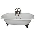 thumbnail image 2 of BarclayTub Kit 67" CI Dbl Roll Top, 2 of 3