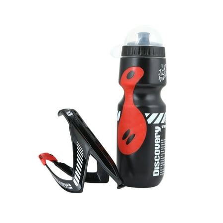 

Ekeka New Arrivals 650ml Bike Water Bottle Set PE Lightweight With Holder Non Slip Outdoor Cycling