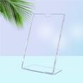 thumbnail image 3 of Shisuyan 6 Pcs Supports de Panneaux Inclinés en Forme de L Support de Menu de Bureau, 3 of 9