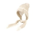 thumbnail image 2 of QASIEATN Women's Classic Beanie Hats Women Outdoor Solid Color Knitted Cotton Hat Running Sports Warm Knitted Hat Fall Fashion Accessories, 2 of 3