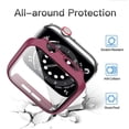 thumbnail image 2 of 14 Pack Case for Apple Watch Series 8 & Series 7 45mm with Tempered Glass Screen Protector, PC Hard Ultra-Thin Scratch Resistant Bumper Protective Cover for iWatch Series 8 7 45mm Accessories, 2 of 5