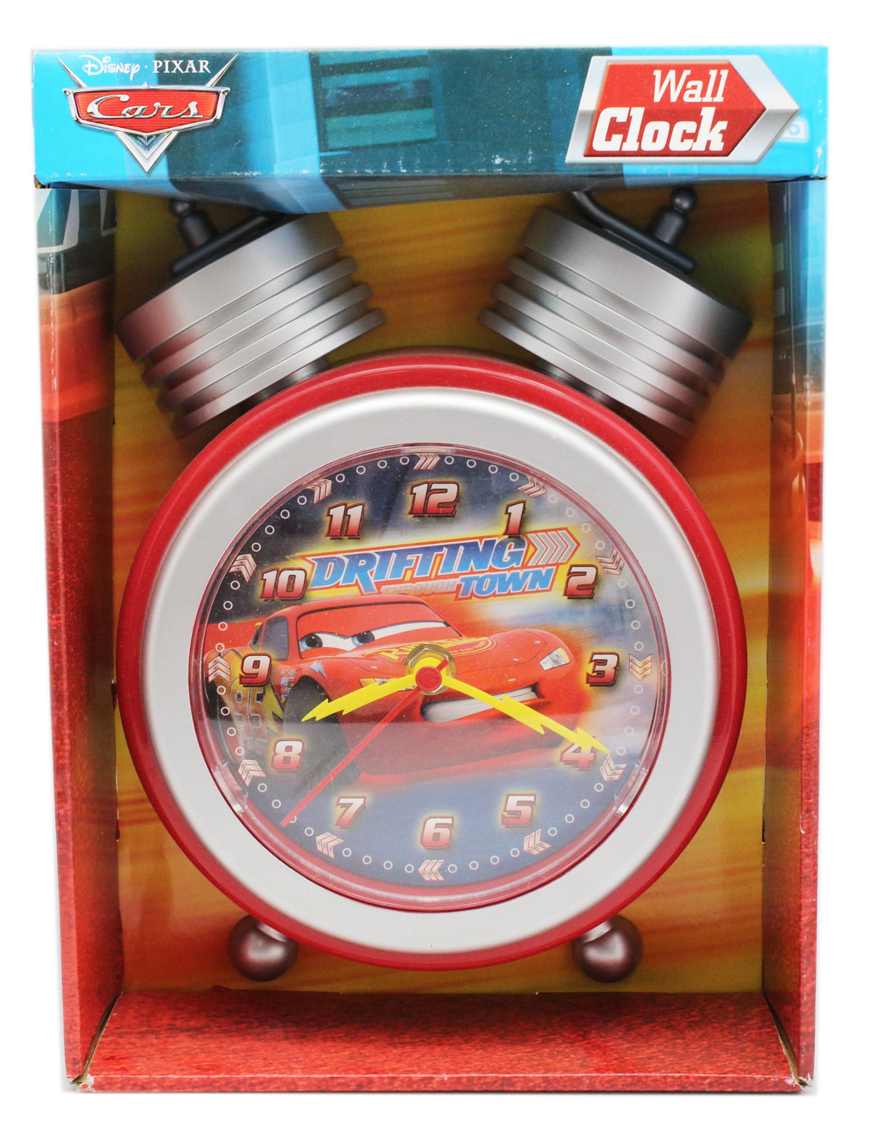 Disney Cars Mcqueen Black Frame Wall Clock Nice For Gifts or Decor W63 