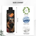 thumbnail image 3 of Fotbe Colorful Flower German Shepherd Pattern 18 Oz Sports Insulated Kettle Vacuum Cup Stainless Steel Travel Mug Cup Thermal Flask,Insulated Kettle for Cycling Gym Basketball Outdoor, 3 of 7