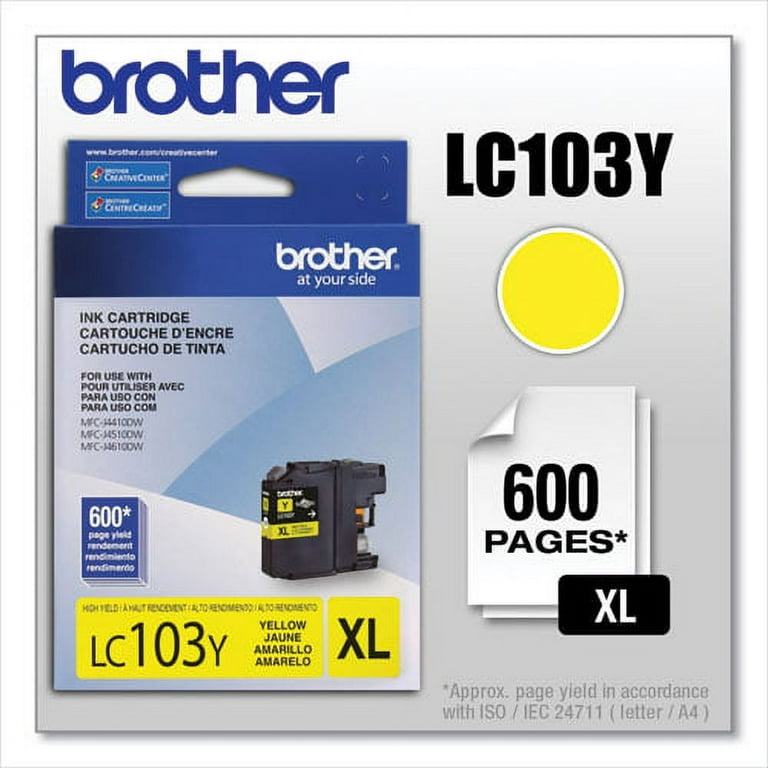 LC103Y Innobella High-Yield Ink, 600 Page-Yield, Yellow LC103Y Innobella High-Yield Ink, 600 Page-Yield, Yellow