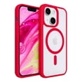 thumbnail image 1 of Funda Case Transparente Magnetica Compatible iPhone 15 Color Rojo iPhone 15 Promax, 1 of 4