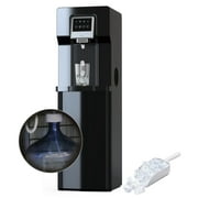 SOOPYK Water and Ice Dispenser Bottom Loading 17lbs Daily Capacity Black NO HOT WATER