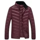 thumbnail image 4 of Chaquetas de plumas para hombre, abrigo ajustado para hombre, acolchado corto, ligero, parkas acolchadas, ropa de abrigo de invierno, ropa de abrigo de estilo coreano, 4 of 5