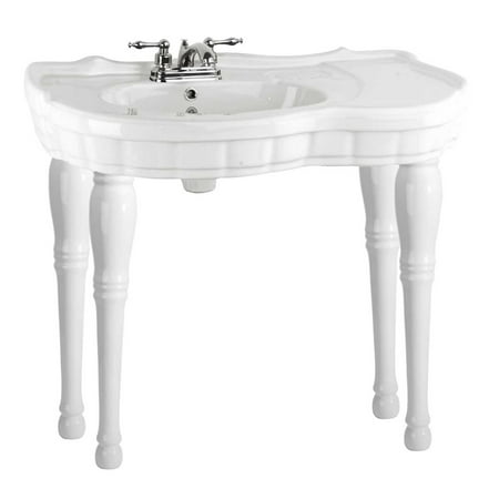 Wall Mount Console Sink - Bathroom Console Sink White Southern Belle Spindle Wall Mount