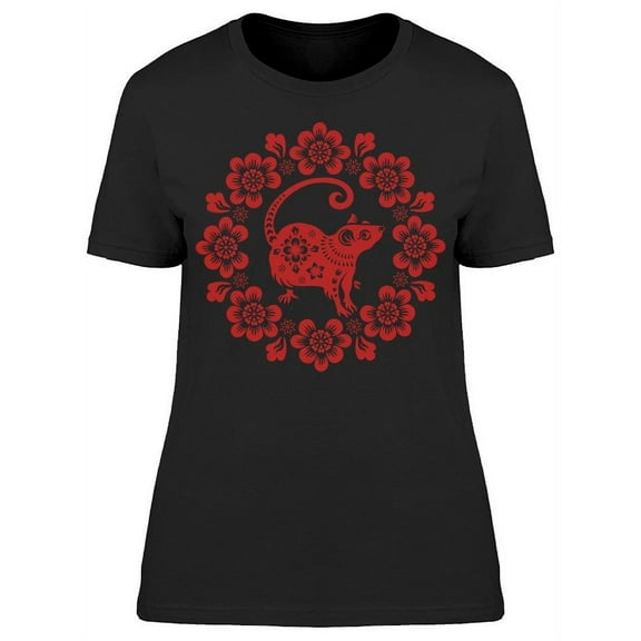 The Year Of The Rat  T-Shirt Women -Image by Shutterstock, Female Large