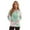 Tie Dye Aqua Lilac White, variant on Just Love Women's Loop Terry Tie Dye Hoodie (Black, Small)