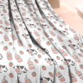 thumbnail image 3 of White Cow Milk Strawberry Pattern Blanket,Comfortable Soft Flannel Throw Blanket,All Season,Warm Lightweight Blankets for Sofa Bed Couch Living Room Chair,40"x50", 3 of 4
