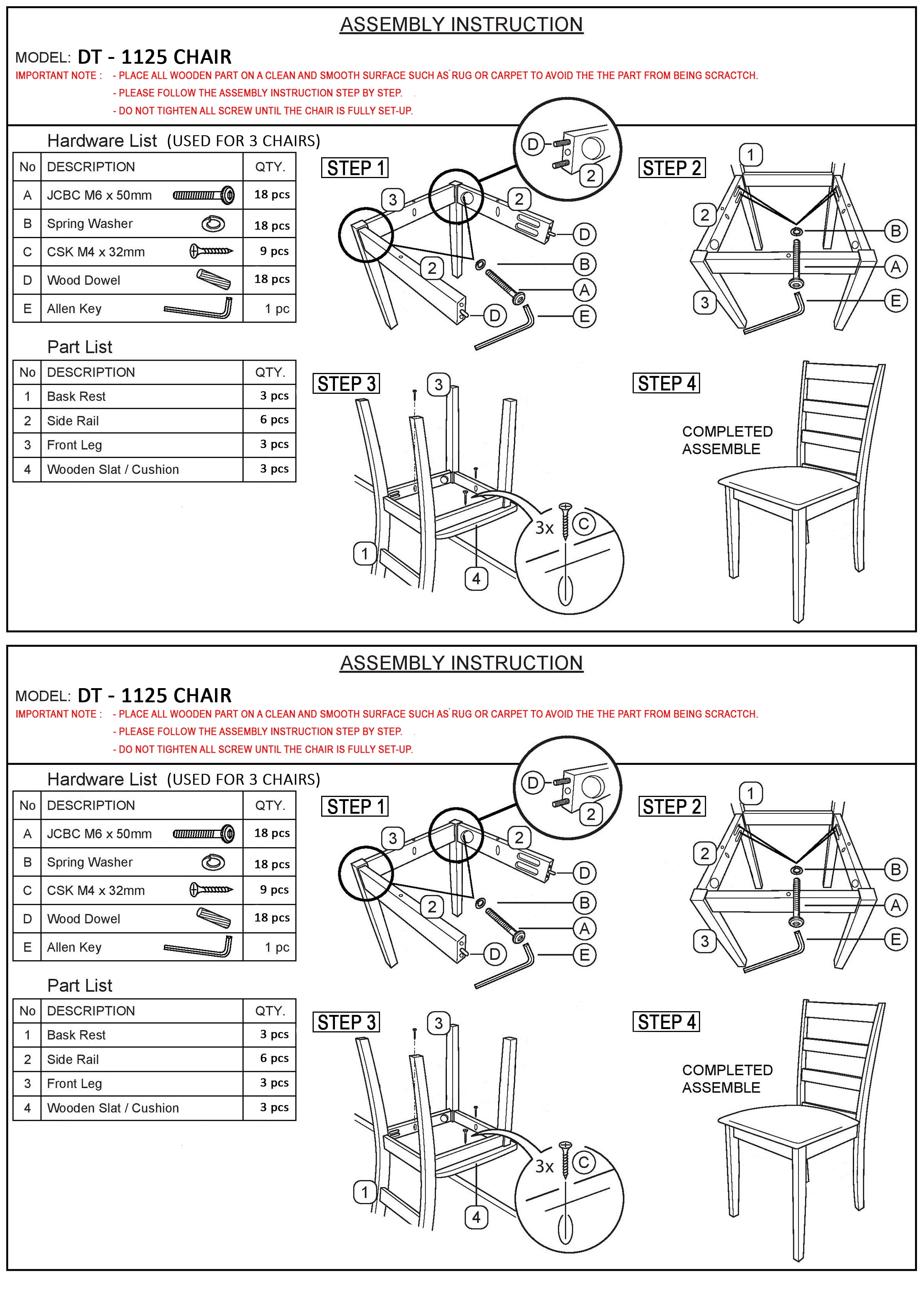 Affan 5 Piece Dinning Table and Chair Set