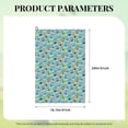 thumbnail image 4 of Easygdp World Travel1 Golf Towel 24x16in for Men and Women with Carabiner Clip for Easy Attachment, 4 of 8