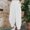 White, variant on QUINDOS Pants for Women Taper High Waisted Ankle Length Sports Sweatpants Pleated Athletic Fit Pants with Pockets