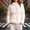 🔥 White, variant on Sentmoon Winter Coat Jacket Cute Gifts for Women Women's Waist Cinched Pleated Loose Hooded Warm Jacket Thick Coat Slim Drawstring Top Fall and Winter for Holiday Gifts