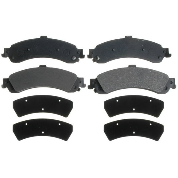 Raybestos Brakes SGD834M Brake Pad Service Grade OE Replacement; Semi-Metallic
