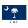 thumbnail image 2 of South Carolina - United State of America State Flag Vinyl Decal Sticker Car Window Bumper 5 X 3 Inches, 2 of 3