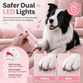 thumbnail image 2 of MAXLAPTER Dog Nail Grinder with LED Light, 3-Speed Rechargeable Electric Pet Nail Trimmer, Quiet Low Vibration Nail Grinder for Small Medium Large Dogs and Cats, 2 of 9