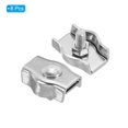 thumbnail image 3 of Unique Bargains 5/32' / 4mm Simplex Bolt Wire Rope, Stainless Steel Simplex Single Bolt for Rigging Railing, Silver Tone 8Pcs, 3 of 5