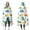 Colorful Dinosaurs Cacti, variant on Wearable Blanket,Colorful Dinosaurs Cacti Pattern Hooded Wearable Flannel Blanket for Adults & Teens,Winter Poncho Shawl Wrap Cape Cozy Anti-Pill,50"x60"