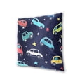 thumbnail image 3 of Colorful Cars Stars Cartoon Throw Pillow Covers Pillowcases 18 x 18 Inch Home Decor 2 Packs for Bedroom Sofa, 3 of 6