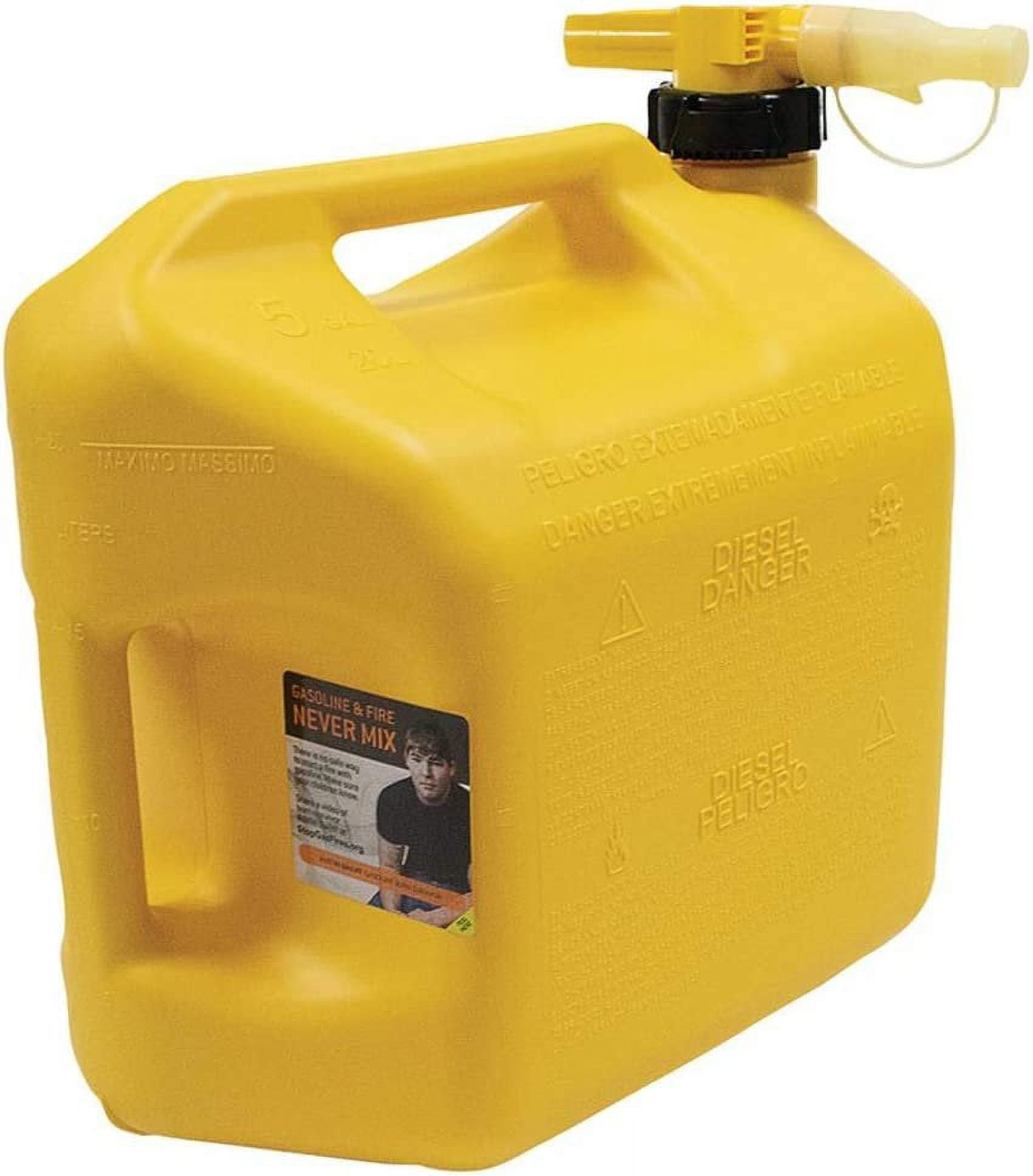 No-Spill 1457 Diesel Fuel Can, Yellow