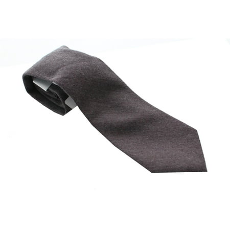 Calvin Klein Charcoal Red Hot Flannels Slim Tie OS