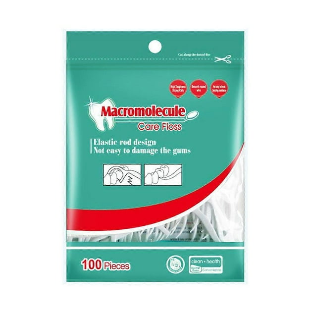 300 Dental Floss Sticks | Interdental Tooth Harps Teeth Picks Oral Plaque Care