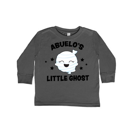 

Inktastic Cute Abuelo s Little Ghost with Stars Gift Toddler Toddler Girl Long Sleeve T-Shirt