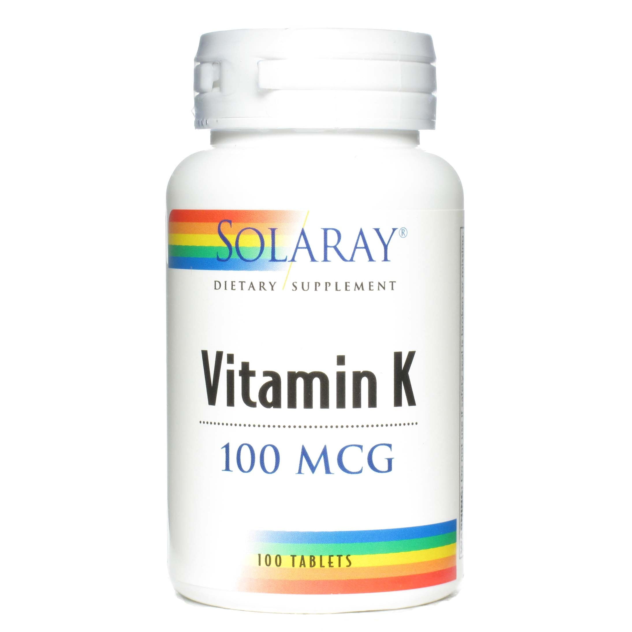 Solaray Vitamin K1 100mcg Healthy Bone Structure, Blood Clotting
