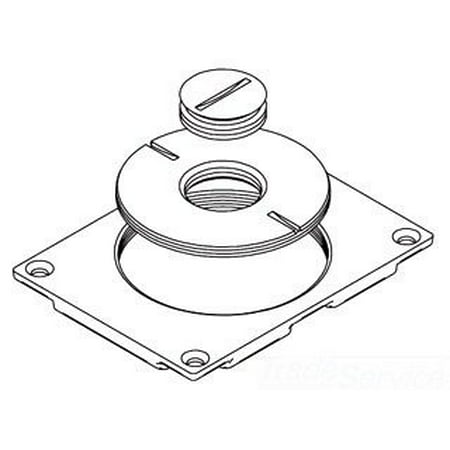UPC 786564266471 product image for Walker 829Ck-3/4 Brass Tel Cover Plate | upcitemdb.com