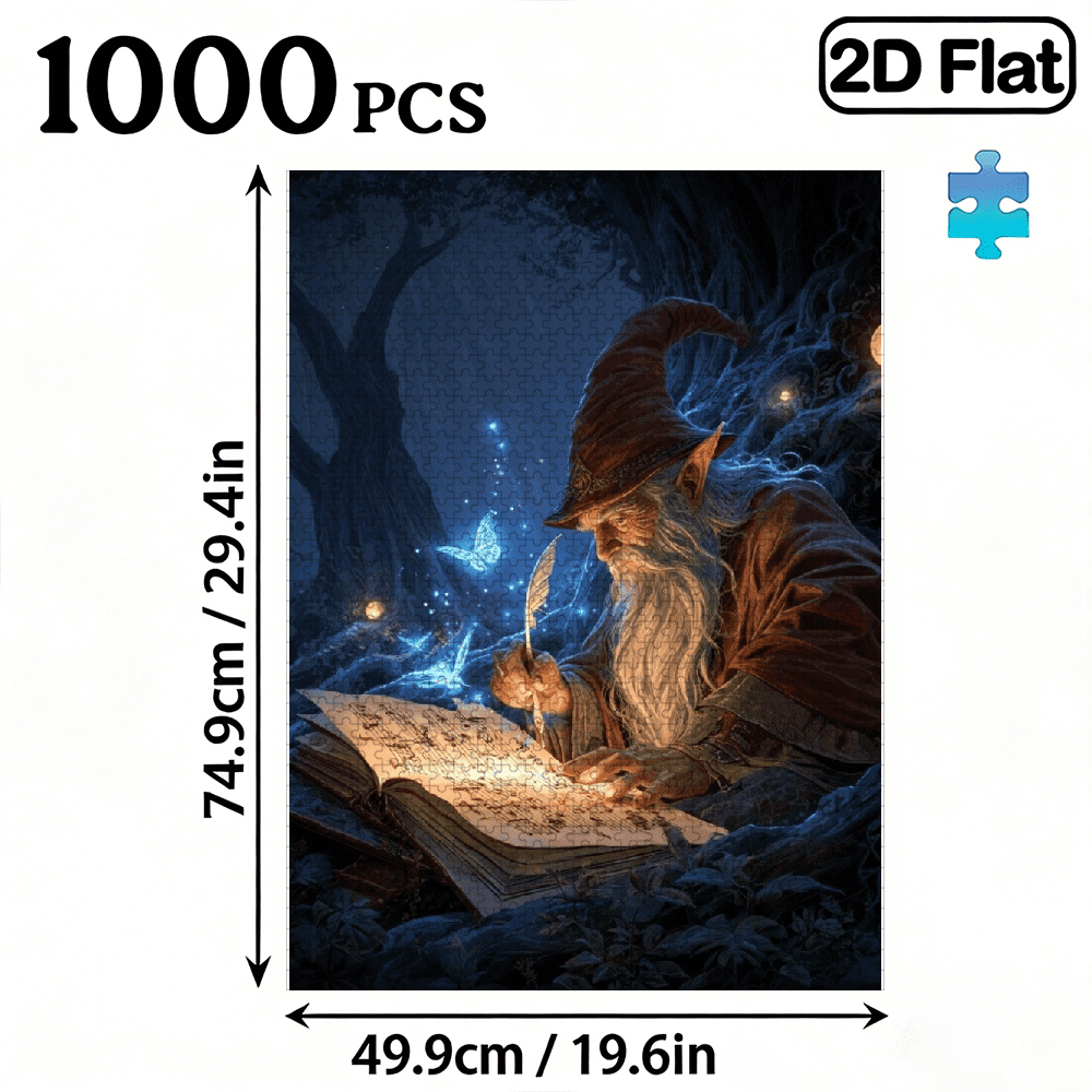 A Box of (1000pcs) Adult Puzzles, Character Landscape Theme, High Difficulty, Suitable for Adults, Family Entertainment, Home Decoration.29.4*19.6 in