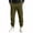 Army Green, variant on Men's Jogger Sweatpants Straight Leg Casual Pants with Drawstring Waist and Pockets for Gym Daily Wear
