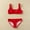 Red, variant on Girls' Swimwear Plain Color Girls Swimsuit with Shorts Girls' Two-Piece Swimwear Girls Fashion for Teen Girls 10-12 Years