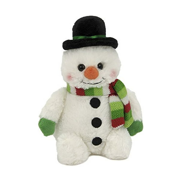 Bearington Snowball Plush Stuffed Animal Snowman with Scarf, 6 inches - Walmart.com - Walmart.com