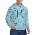thumbnail image 2 of Naloa Turtle Men's Casual Hooded Collar Drawstring Hoodies Pullover Sweatshirts Casual Long Sleeve Shirts-X-Large, 2 of 7