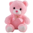 thumbnail image 3 of Oso Peluche Con LED Funciona Pilas para Cumpleaños Día La Madre () Rosa, 3 of 5