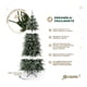 thumbnail image 4 of Árbol Navidad Tipo Lápiz 1.5m Esquimal - Pino Navideño Delgado Verde Nevado con Piñas, 4 of 6