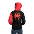 thumbnail image 2 of Spider-Man: Across The Spider-Verse Miles Morales Collegiate Style Adult Hoodie, 2 of 6